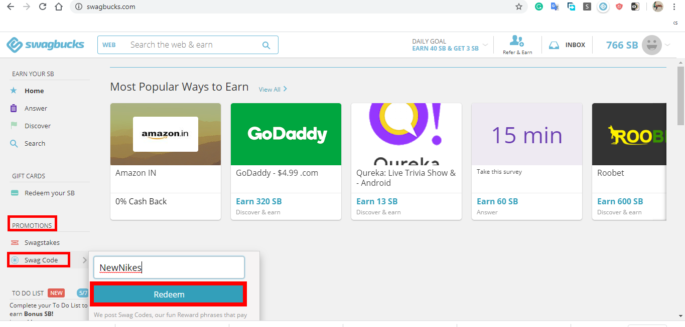 Swag Code 2020 Daily Swangbucks Codes For Earning Sb Swagbucks Codes For Today Latest Tricks For Earn Online