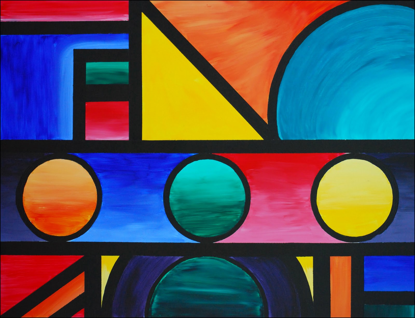 Anna's Art Simple Shape Painting 2