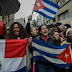 Inmigrantes protestan en Chile en contra de políticas migratorias de Piñera