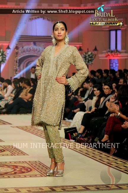 Umar Sayeed Bridal Wear Collection at TBCW-2014-2015
