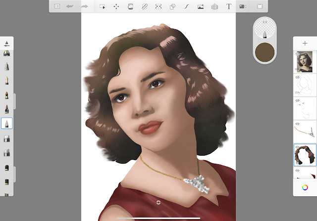 Draw an illustration in Autodesk SketchBook App