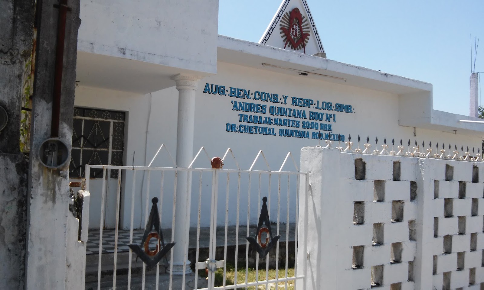 Masoneria de Quintana Roo PRIMERA LOGIA MASONICA EN CHETUMAL (PAYO