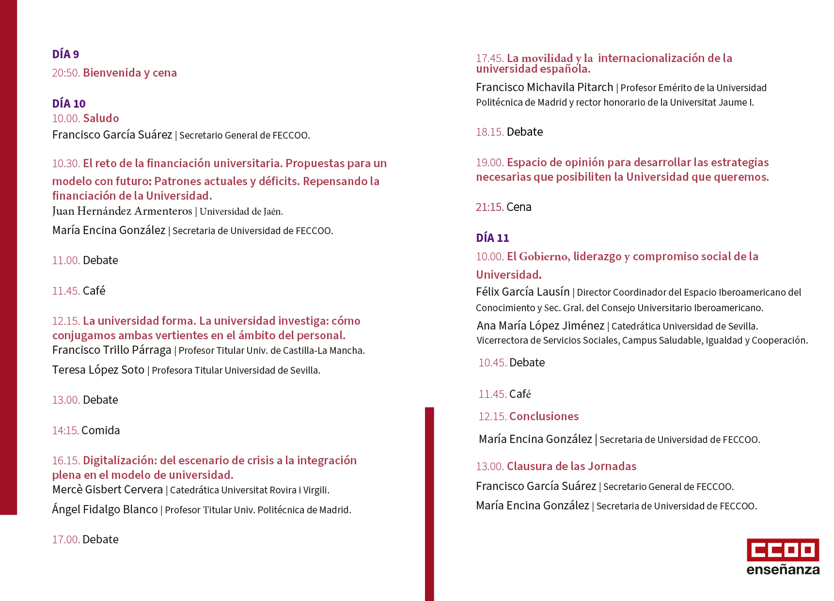 CCOO Universidad de La Laguna LOSU La nueva Ley Orgánica de