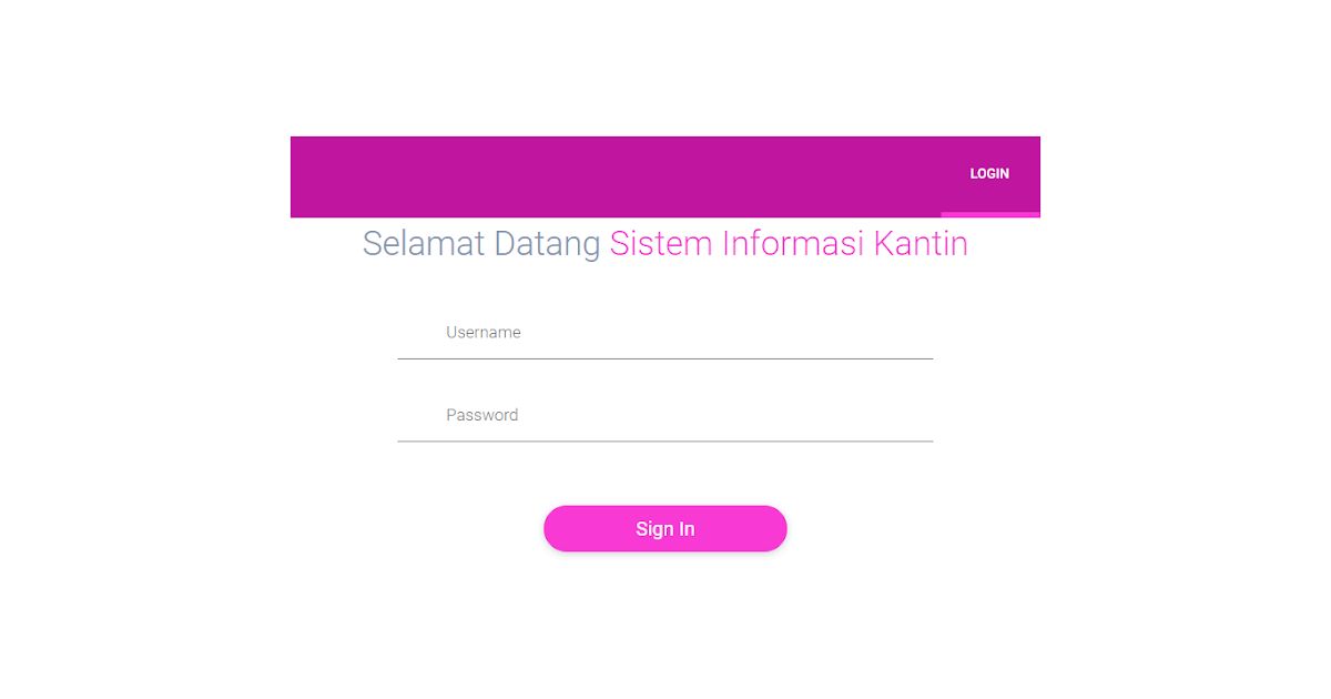 Program Kantin Sekolah [Source Code PHP 100% Gratis] - Sahabat Ngoding ...