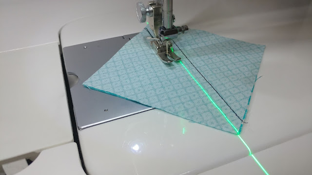 Making HSTs with a sewing machine laser