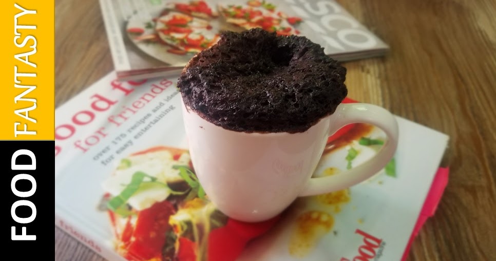 2 MINUTE MICROWAVE BROWNIE IN MUG