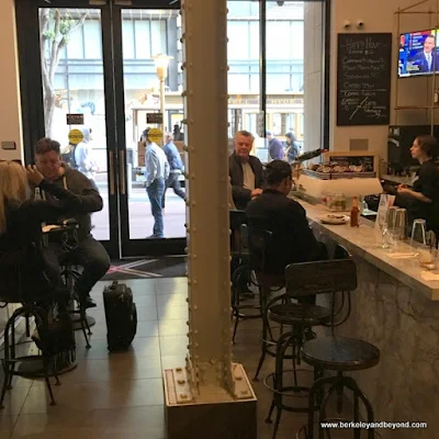 interior of Turn Cafe at Axiom Hotel  in San Francisco, California