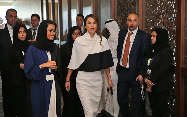 Queen Rania opens Abu Dhabi Media Summit 2014