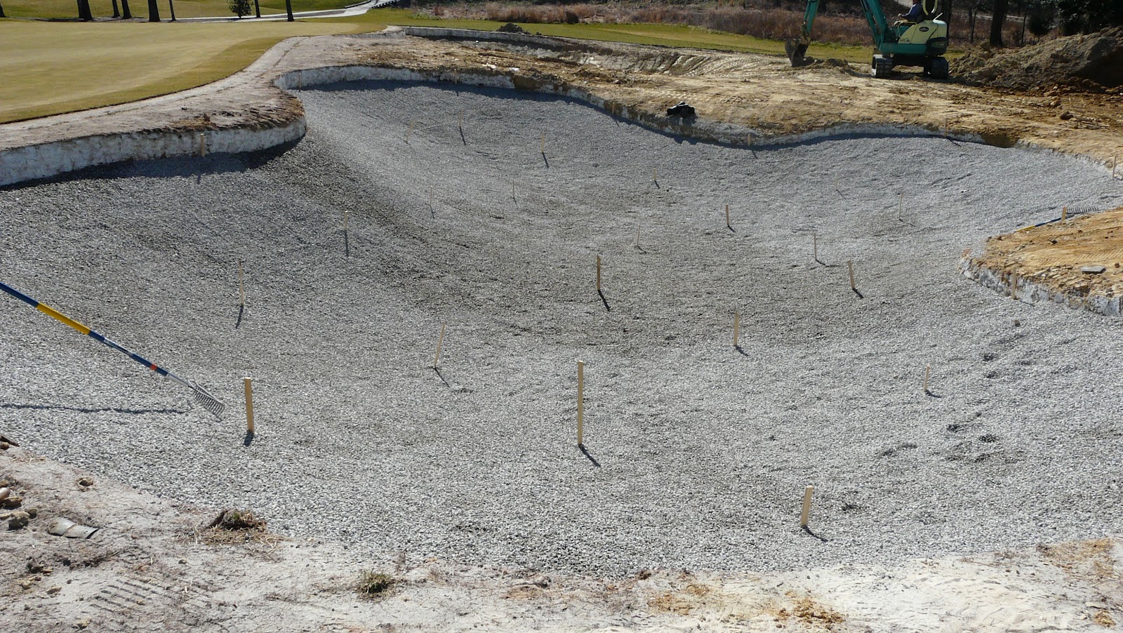 Kinloch Golf Club Golf Course Operations 7 Bunker Construction Update