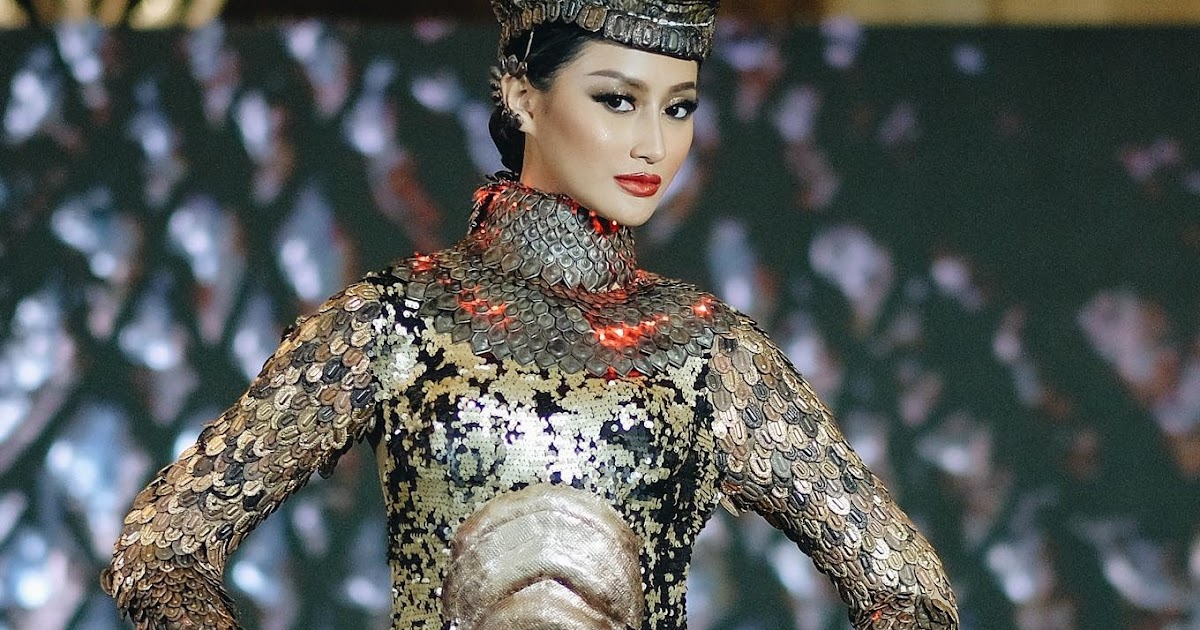 Indonesia's Ayu Maulida unveils 'Komodo dragon' national costume for ...
