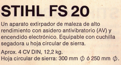 Stihl FS 20 