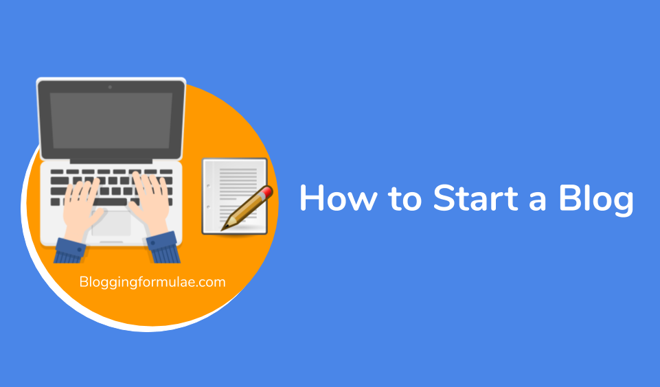 How to Start a Blog.Main Image