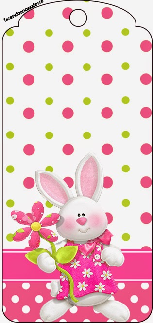 Pascua en Rosa: Imprimibles Gratis para Fiestas. Para marcapáginas.