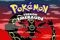 Pokémon Version Emeraude Plus + Cover