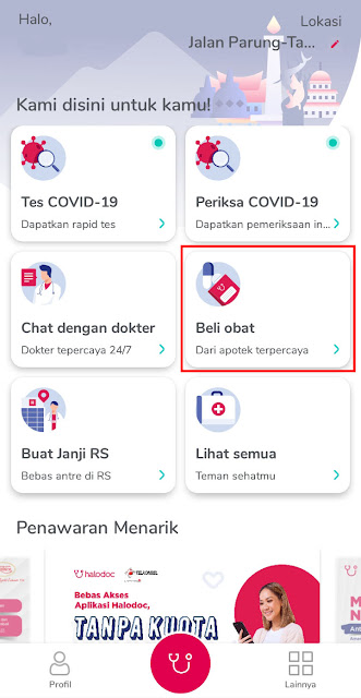 Cara Beli Obat Lewat Online di Aplikasi Halodoc