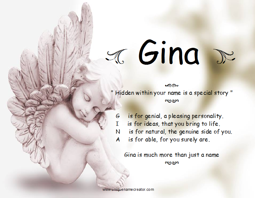 Gina Unique Name Creator