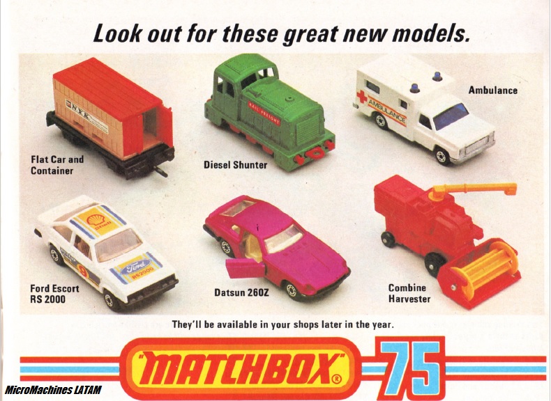 Micro Máquinas Litoral MML Files Catálogo Matchbox 1978 PDF