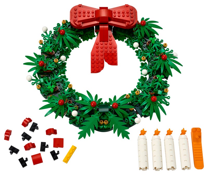 Brick Built Blogs Lego 40426 Christmas Wreath 2 in 1 Official Images