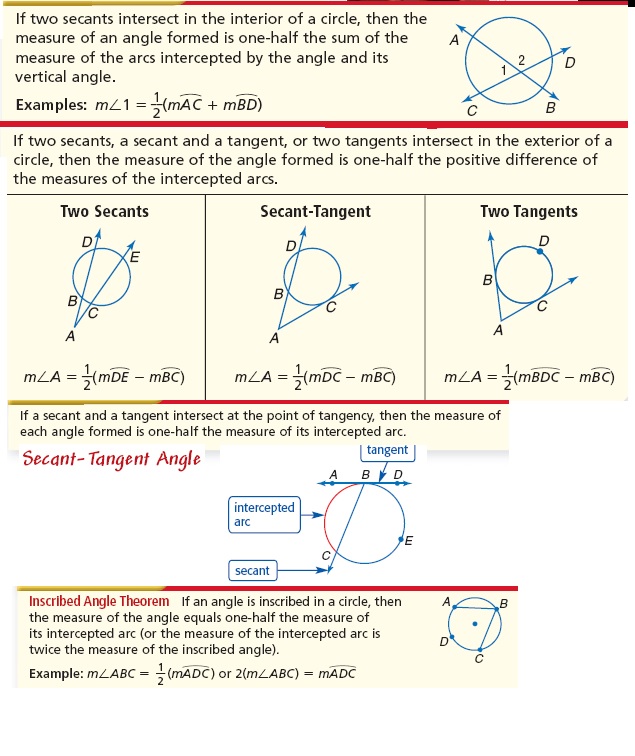 Geometry: CIRCLES - Segment Lengths