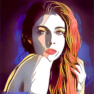 girl pfp water painting