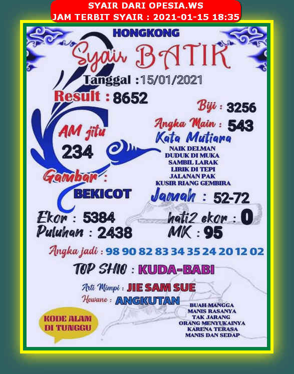 Syair Hk Hari Ini Jumat 15 Januari 2021 Opesia Official Syair Hk Hari Ini Jumat 15 Januari 2021 Opesia Official