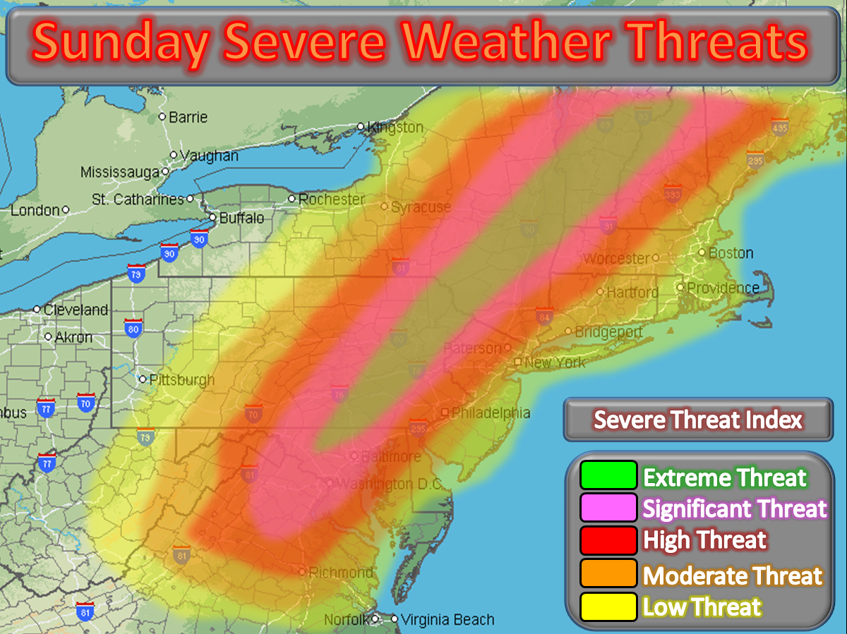 Northeast Weather Action Final Forecast For Tomorrow's Severe Weather