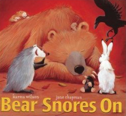 http://www.amazon.com/Bear-Snores-HARCOURT-SCHOOL-PUBLISHERS/dp/0153524839/ref=sr_1_2?ie=UTF8&qid=1390913812&sr=8-2&keywords=bear+snores+on