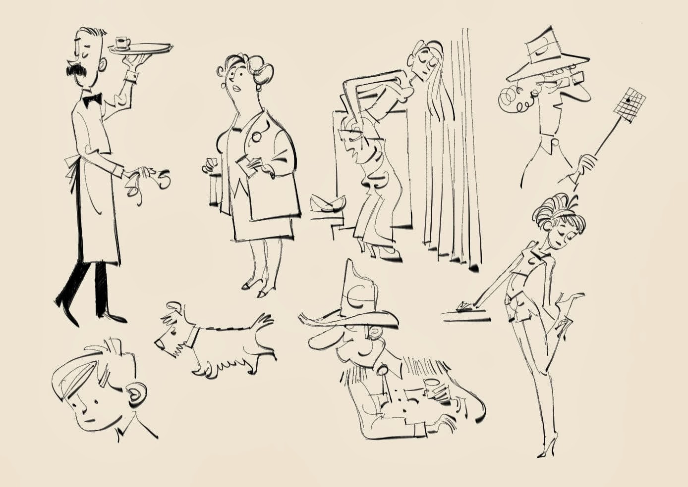 Borja Montoro Character Design: Sketches and doodles