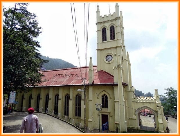 Travelogues in Hindi : Shimla- Church- Rij ground- mall road शिमला चर्च ...