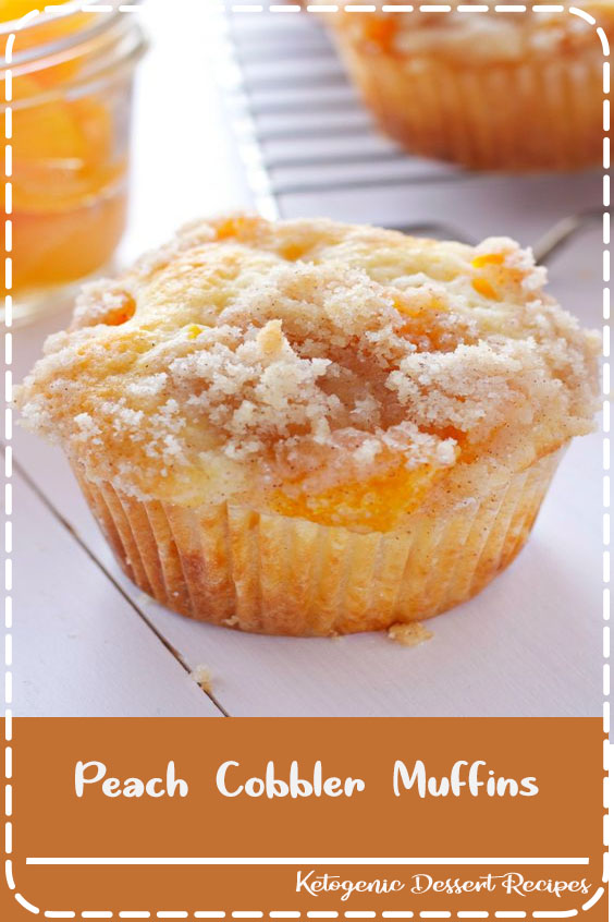 Peach Cobbler Muffins Healthy Food Delicious