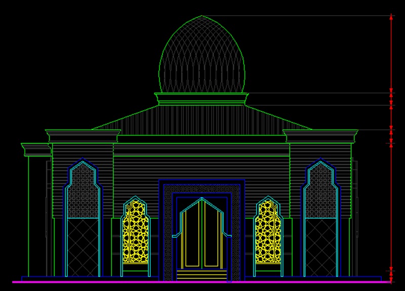 Download Gambar Kerja Mushola Dwg  AR Production