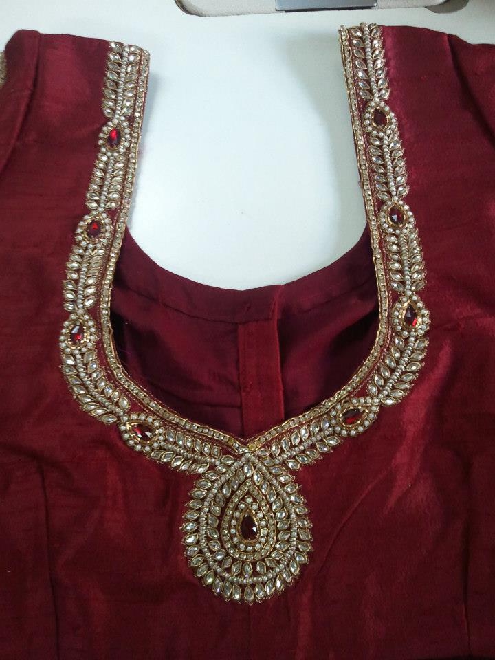 Sparkling Fashion New Maggam Work Blouses