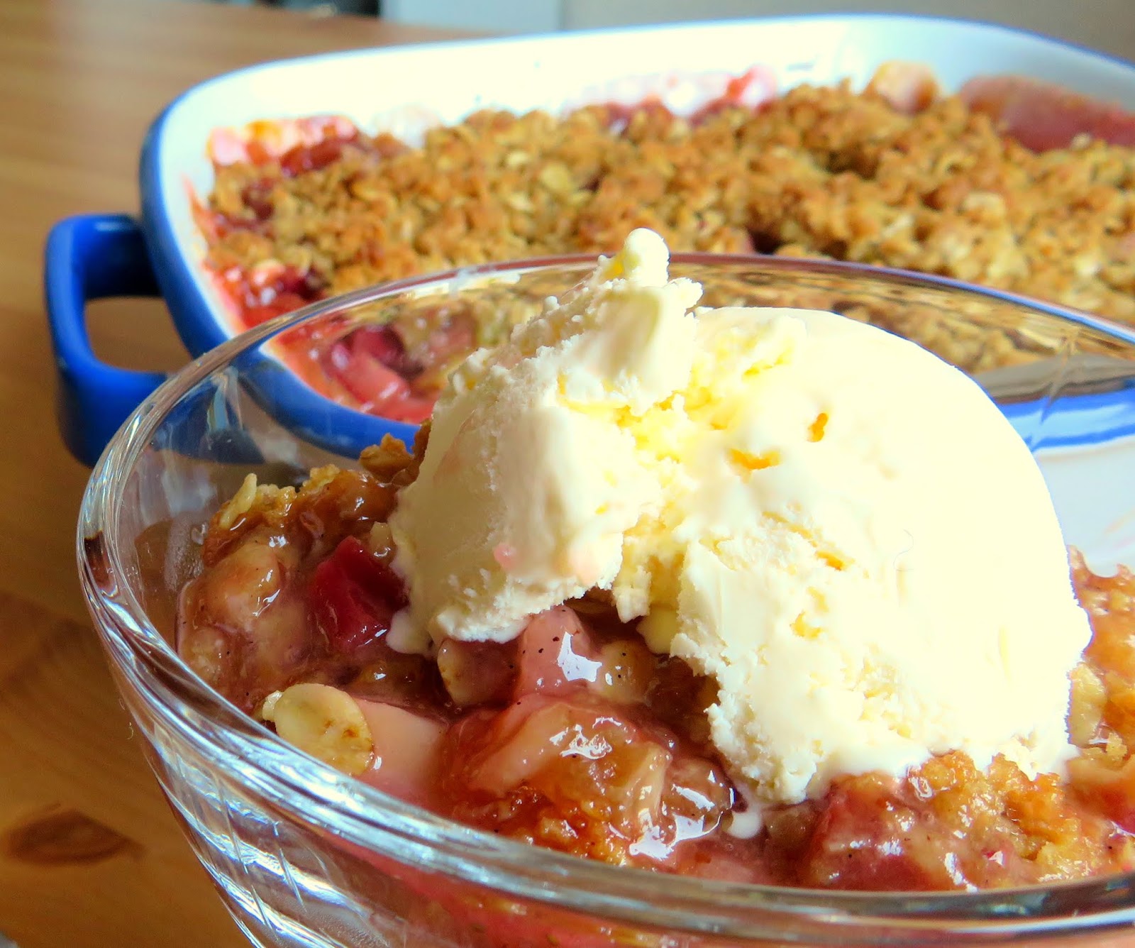 Strawberry & Rhubarb Crisp The English Kitchen
