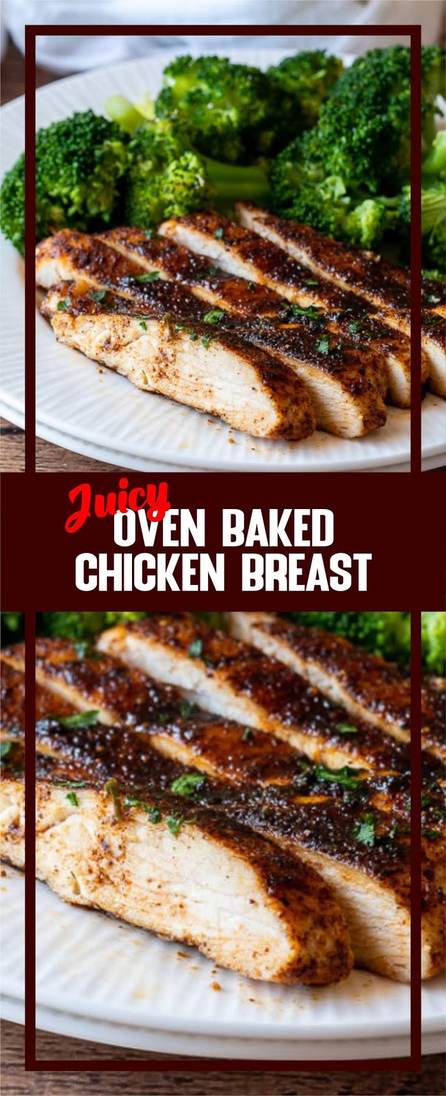 Juicy Oven Baked Chicken Breast Recipe | gloriarecipes