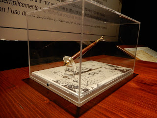LEONARDO INTERACTIVE MUSEUMの万年筆模型