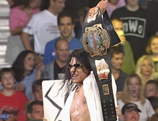 WCW Bash at the Beach - Juventud Guerrera lifts the cruiserweight title