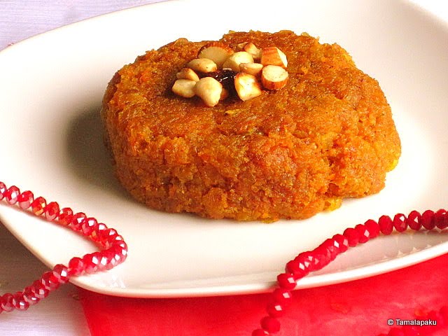 Papaya-Carrot Halwa