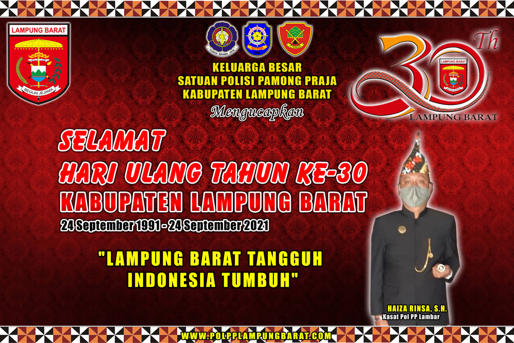 Hari Ulang Tahun Ke-30 Kabupaten Lampung Barat