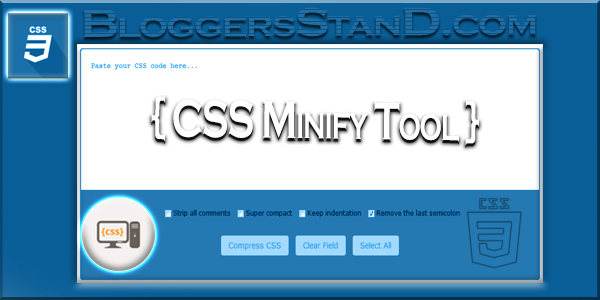 How To Add CSS Compress Compressor Minify Tool In Blogger Template