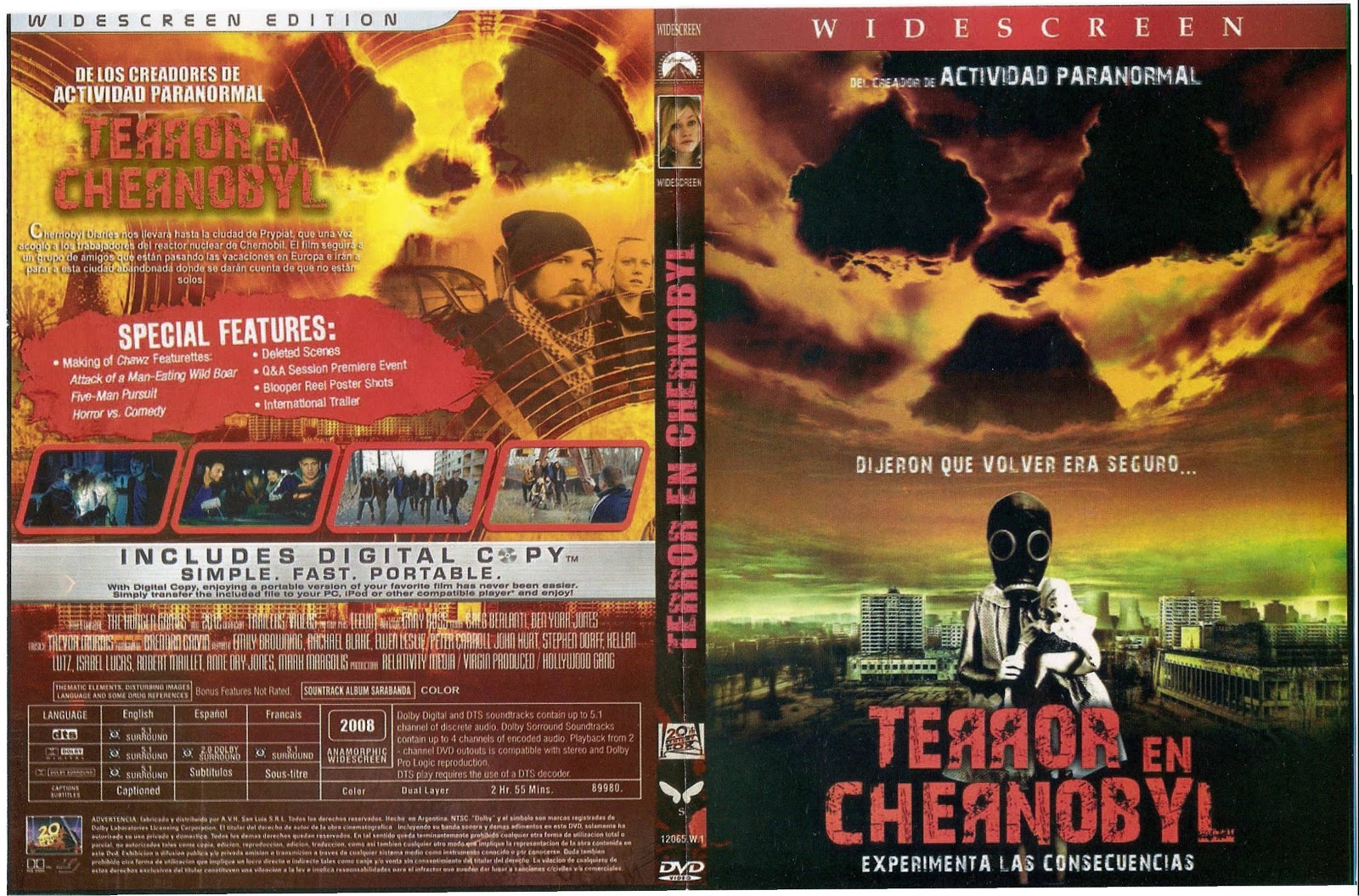 TODO DVD FULL Terror En Chernobyl (Chernobyl Diaries) TODO DVD FULL Terror En Chernobyl (Chernobyl Diaries)