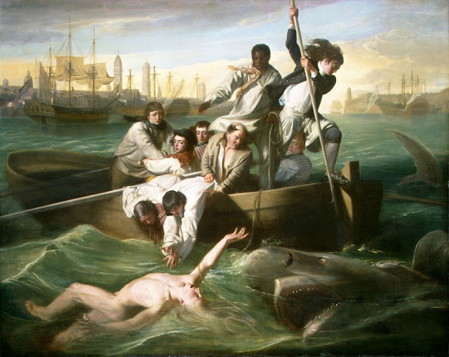 "Уотсон и акула",  Джон Синглтон Копли, 1778 г.