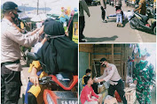 TNI-Polri Gelar 'Opsi' di Komplek Cabang dan Pasar di Manggelewa, Sasar Pedagang Hingga Pengguna Jalan