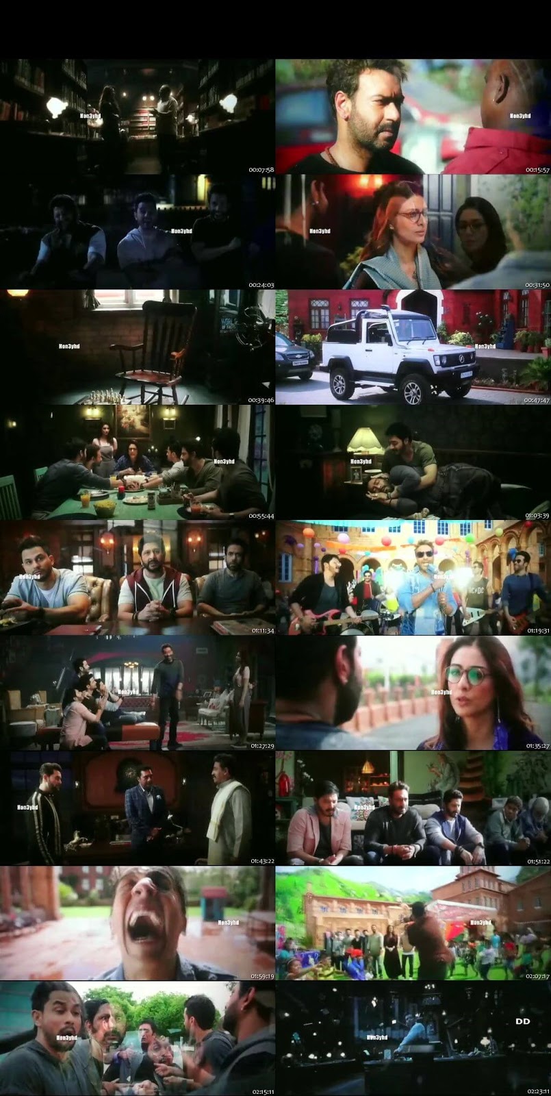 Screen Shot Of Golmaal Again 2017 300MB Pdvd Full Hindi Movie Watch Online Free Download