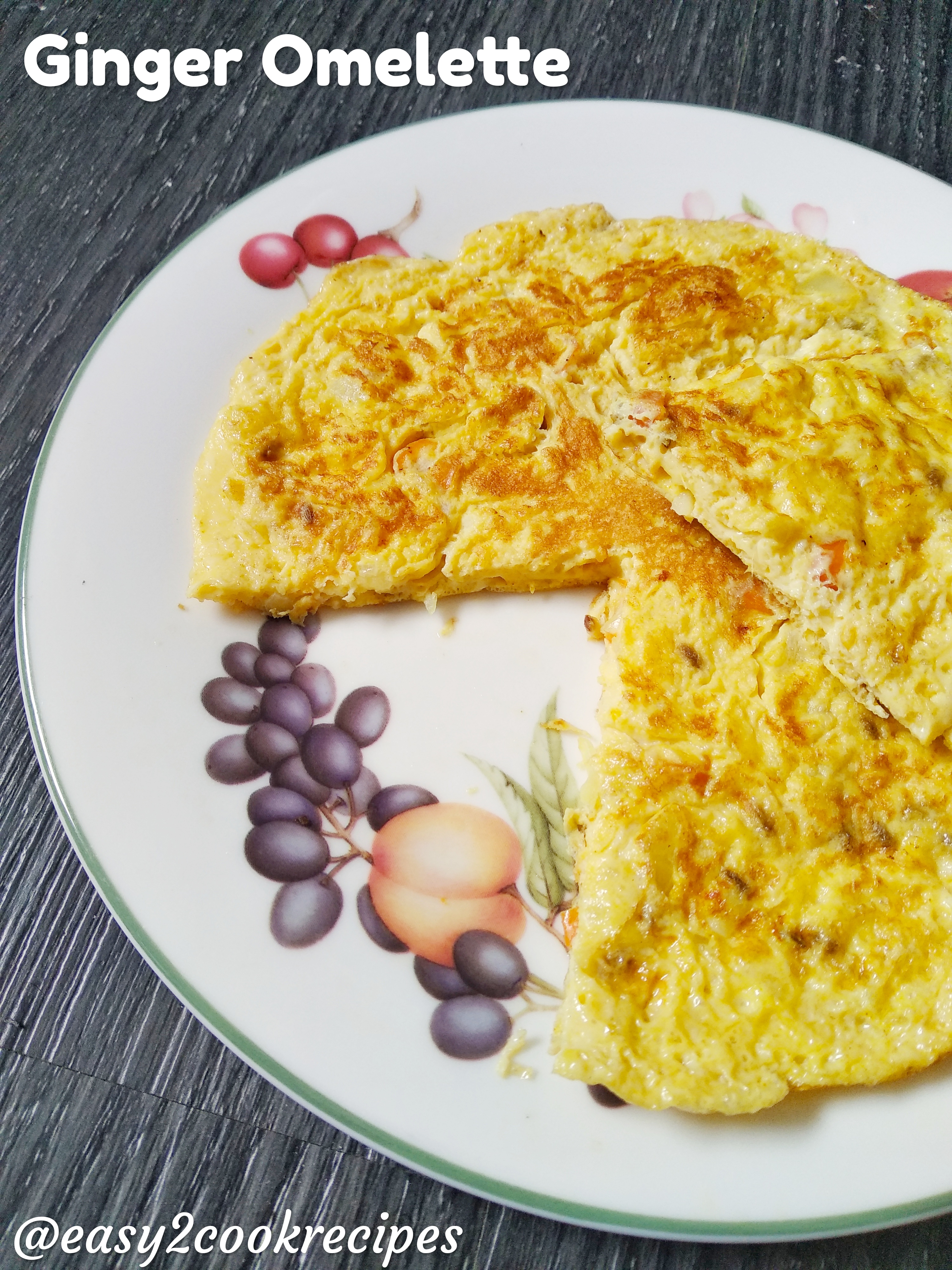 EASY2COOK RECIPES GINGER OMELETTE