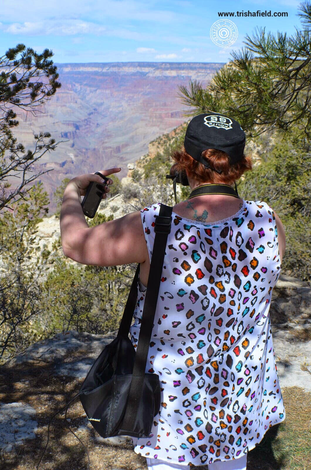 This rock: right here. I am almost touching it.