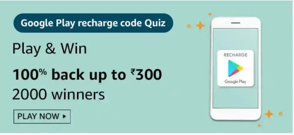 What is the minimum amount for which you can purchase Google Play recharge codes on Amazon Pay?