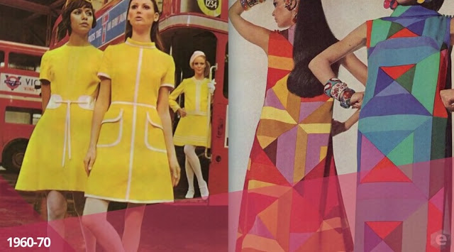curso rewind história e referencias de moda moda década de 1960 -1970