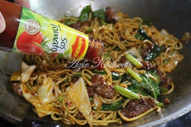 Mee Goreng Berdaging Yang Sedap 