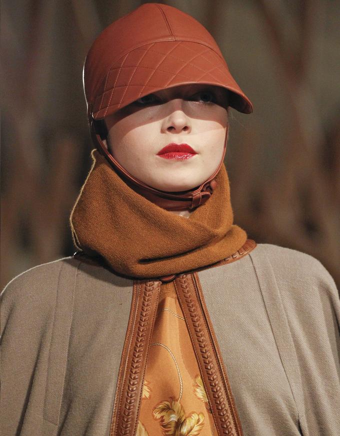 Fashion & Lifestyle: Hermes Leather Hats Fall 2011 Womenswear