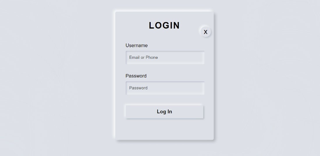Create a Popup Login Form using CSS & HTML